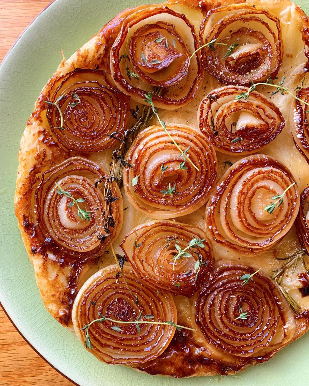 Tatin d’oignons au sirop&nbsp;d’érable