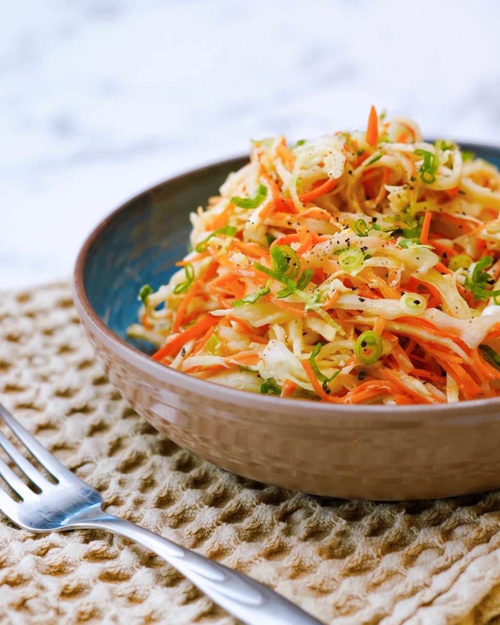 Salade de choux, céleri-rave et carottes 