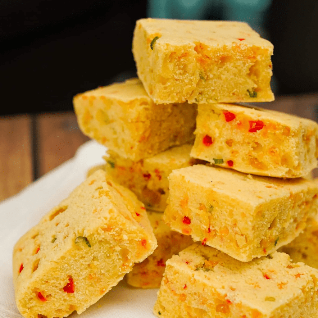 Pain de maïs aux légumes&nbsp;(cornbread)