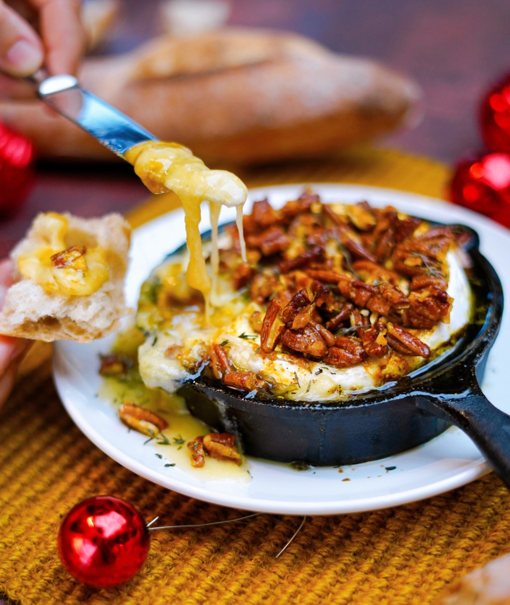 Brie fondant aux pacanes, érable et&nbsp;cari