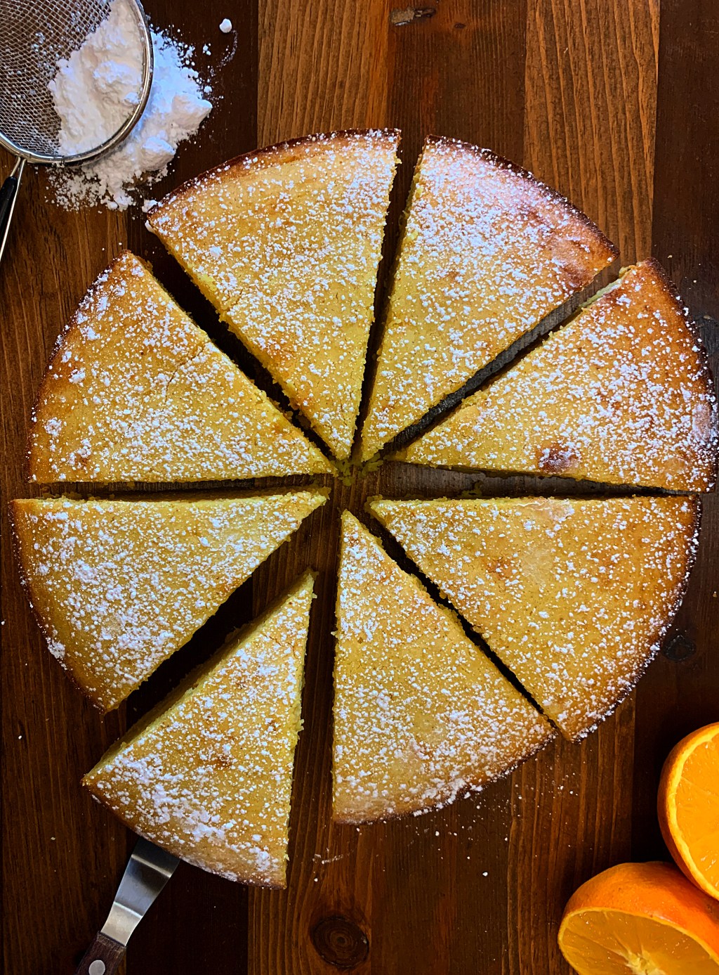 Gâteau de semoule à l’orange et à la&nbsp;cardamome