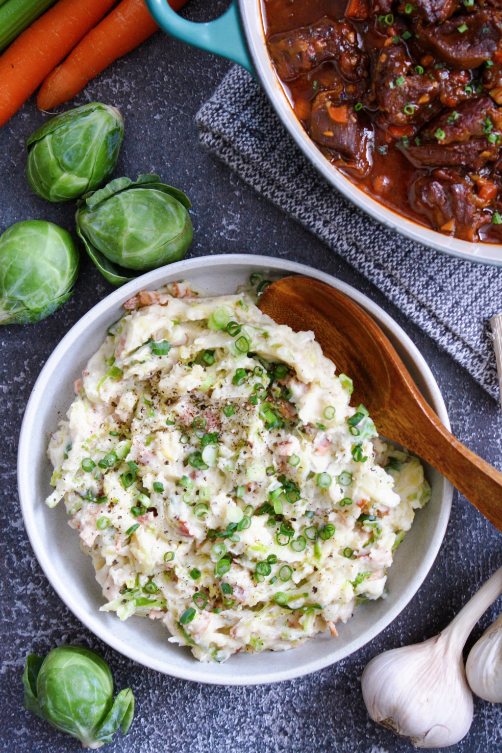 Colcannon (purée de pommes de terre au&nbsp;chou)