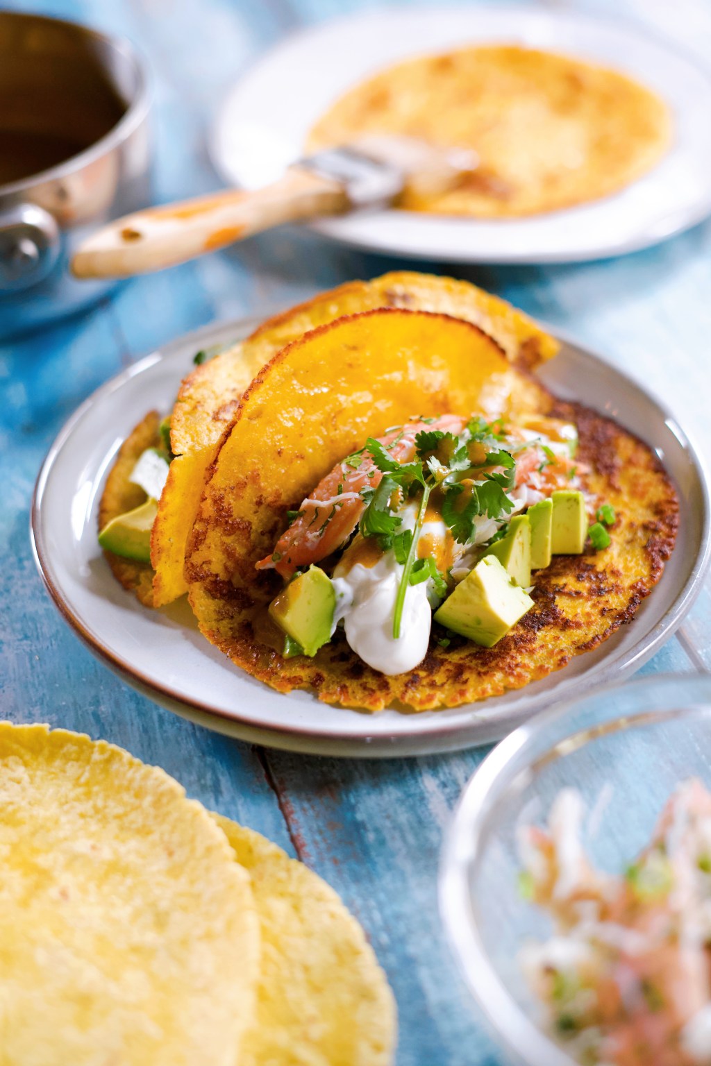 Tacos au crabe des&nbsp;neiges