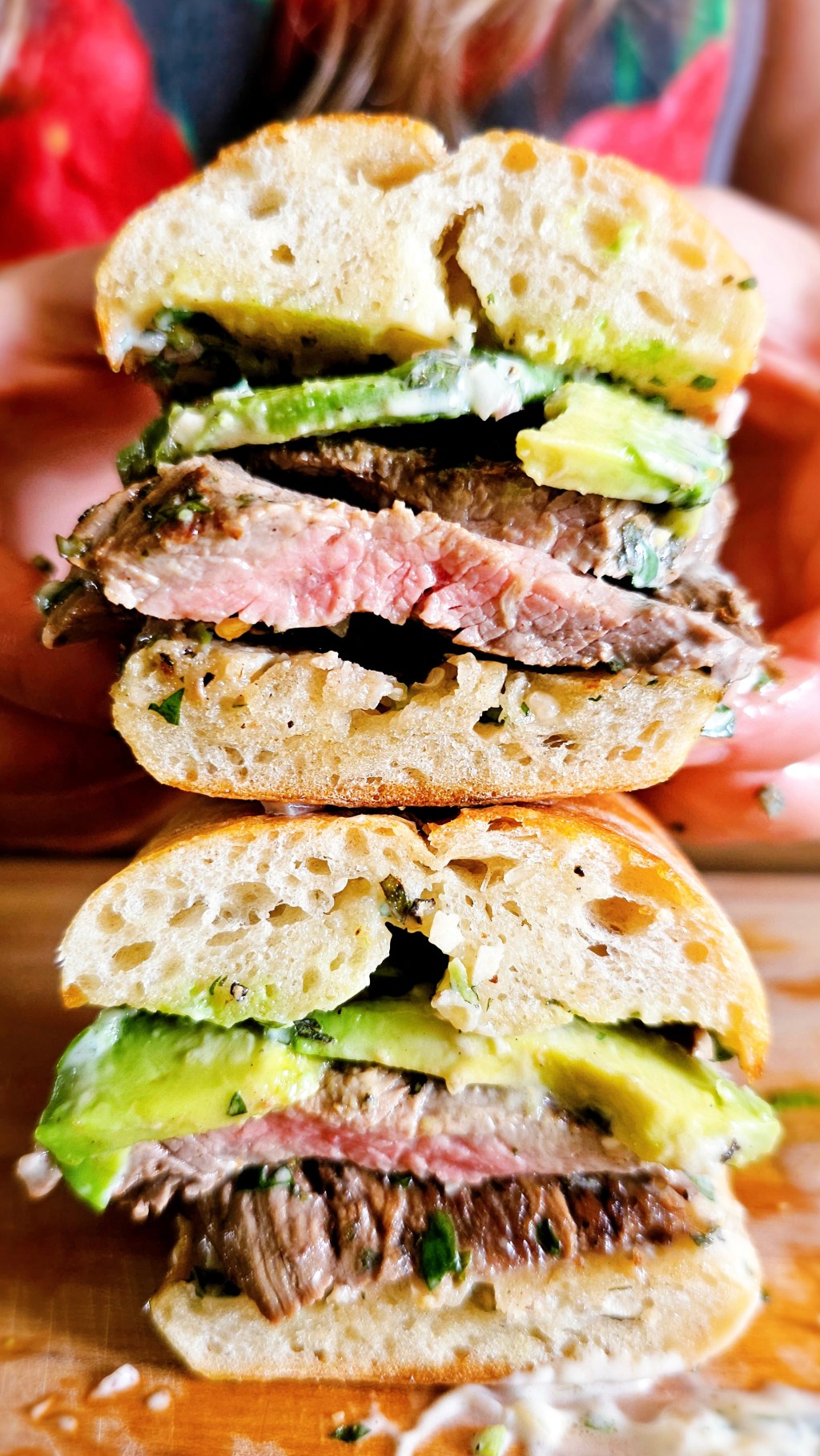 Sandwich à la bavette grillée et au&nbsp;chimichurri