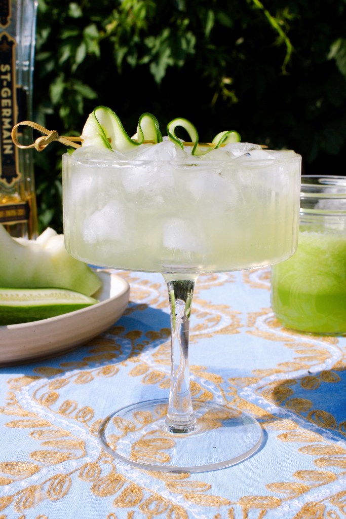 Hugo Spritz au melon miel et au&nbsp;concombre